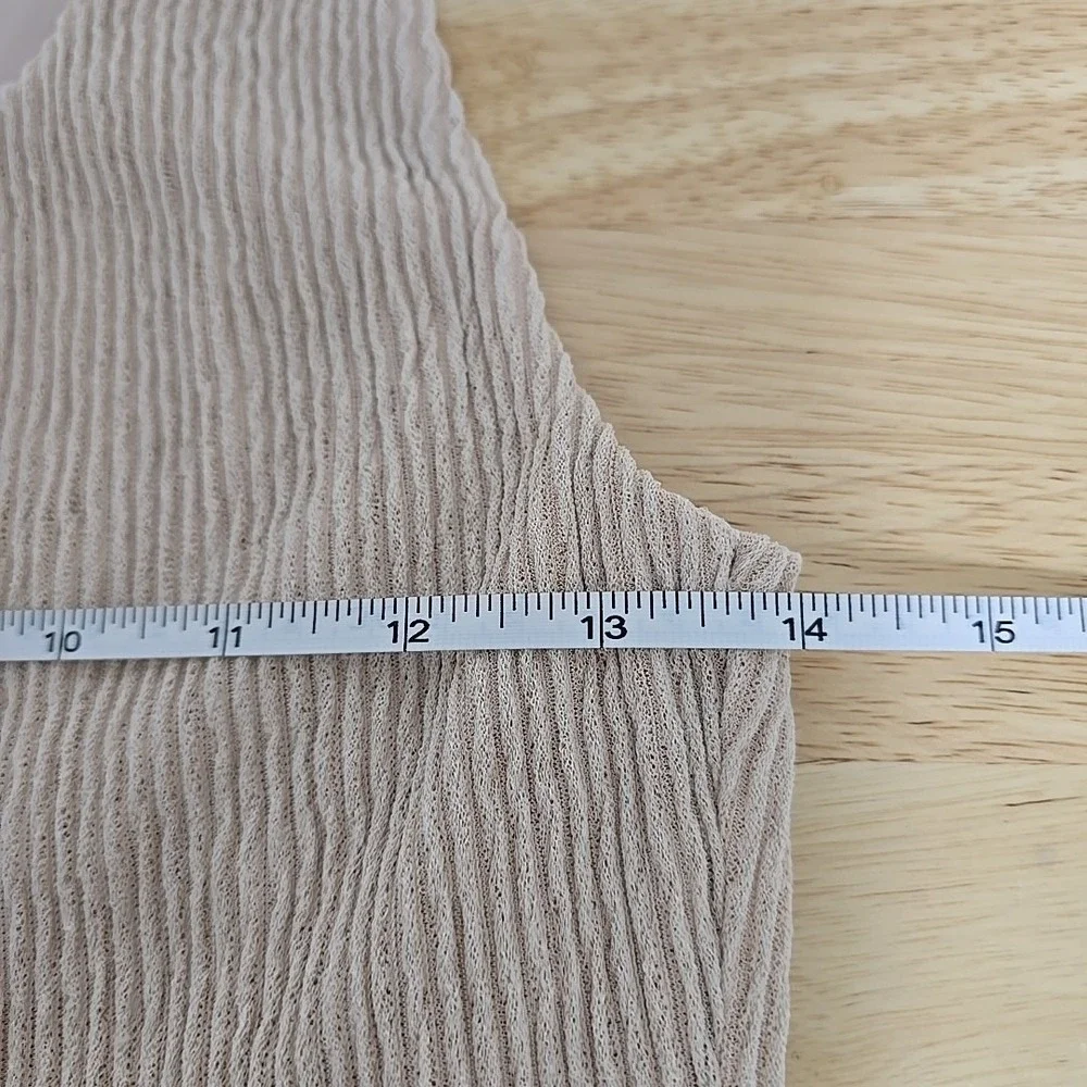 NWT Revolve Rumer Rosa Maxi Dress Pastel Pink Sleeveless Ribbed Side Slit Medium